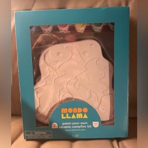 Mondo Llama Ceramic Campfire Kit DIY New Sealed Crafts Art Fun Colorful Festive